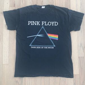Pink Floyd Dark Side of the Moon band tee. Size S, black.